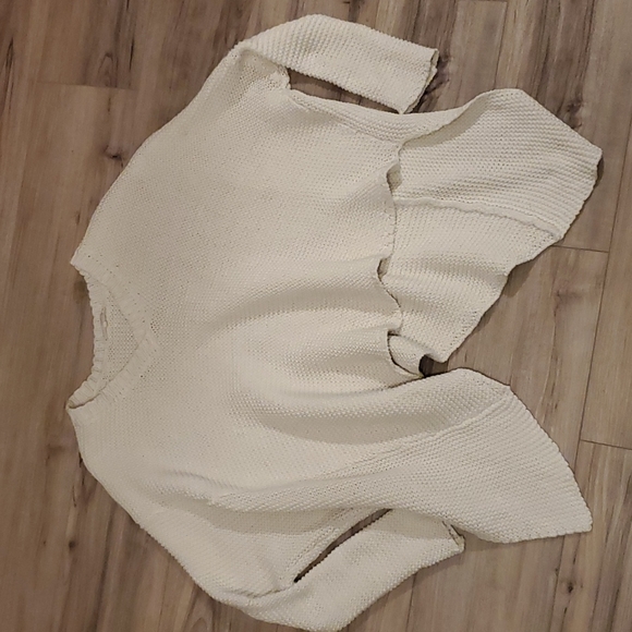 Joah Brown Layer Me Pullover Ivory size Small/Medium - Picture 3 of 6